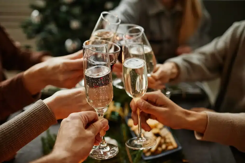 Brindis en la cena de gala